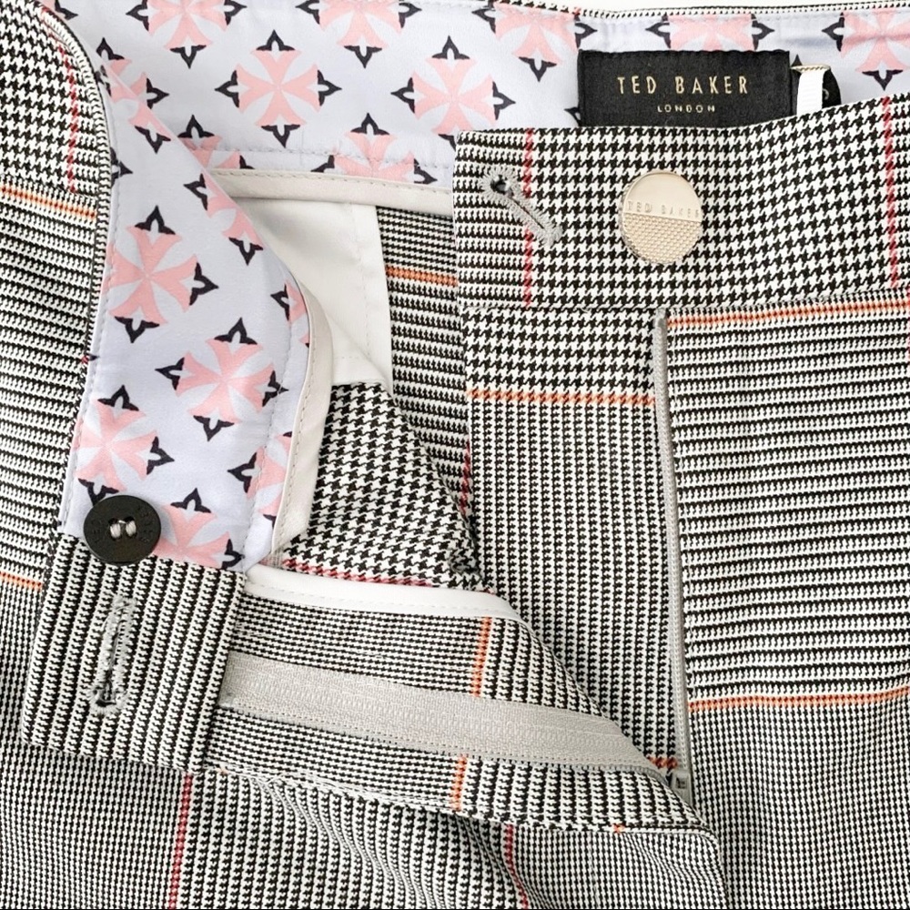 Ted Baker DARCEYT Houndstooth Crop Trouser Pants - Picture 6 of 16